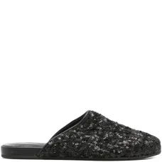 Лоферы-мюли The Slipper с пайетками