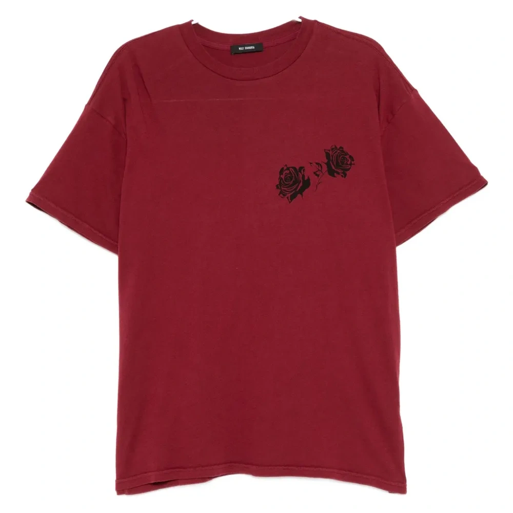 Футболка с принтом роз