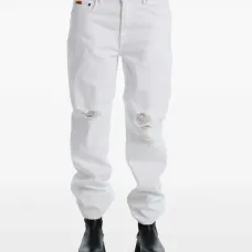 Джинсы Saint с эффектом потертости