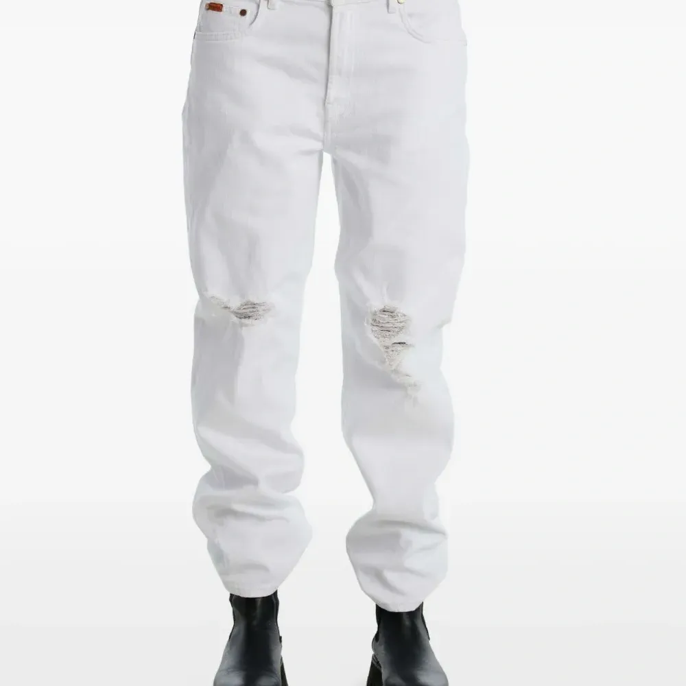 Джинсы Saint с эффектом потертости