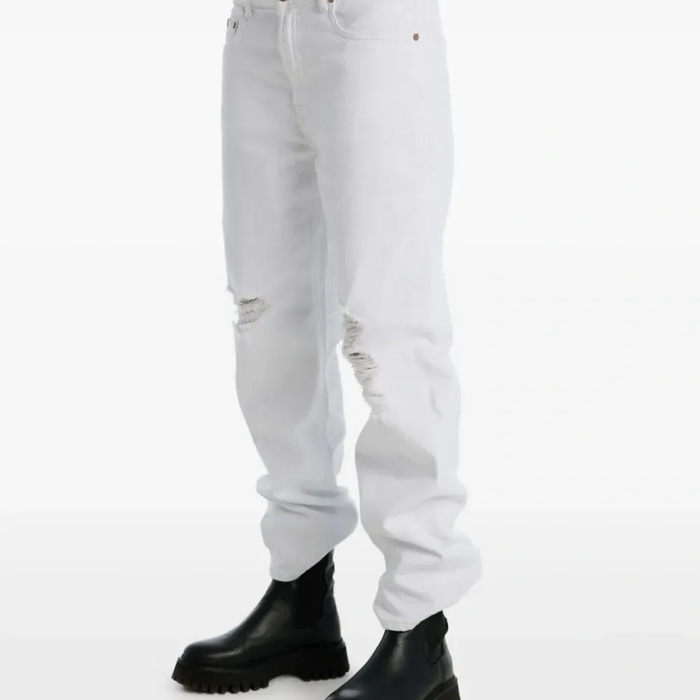 Джинсы Saint с эффектом потертости