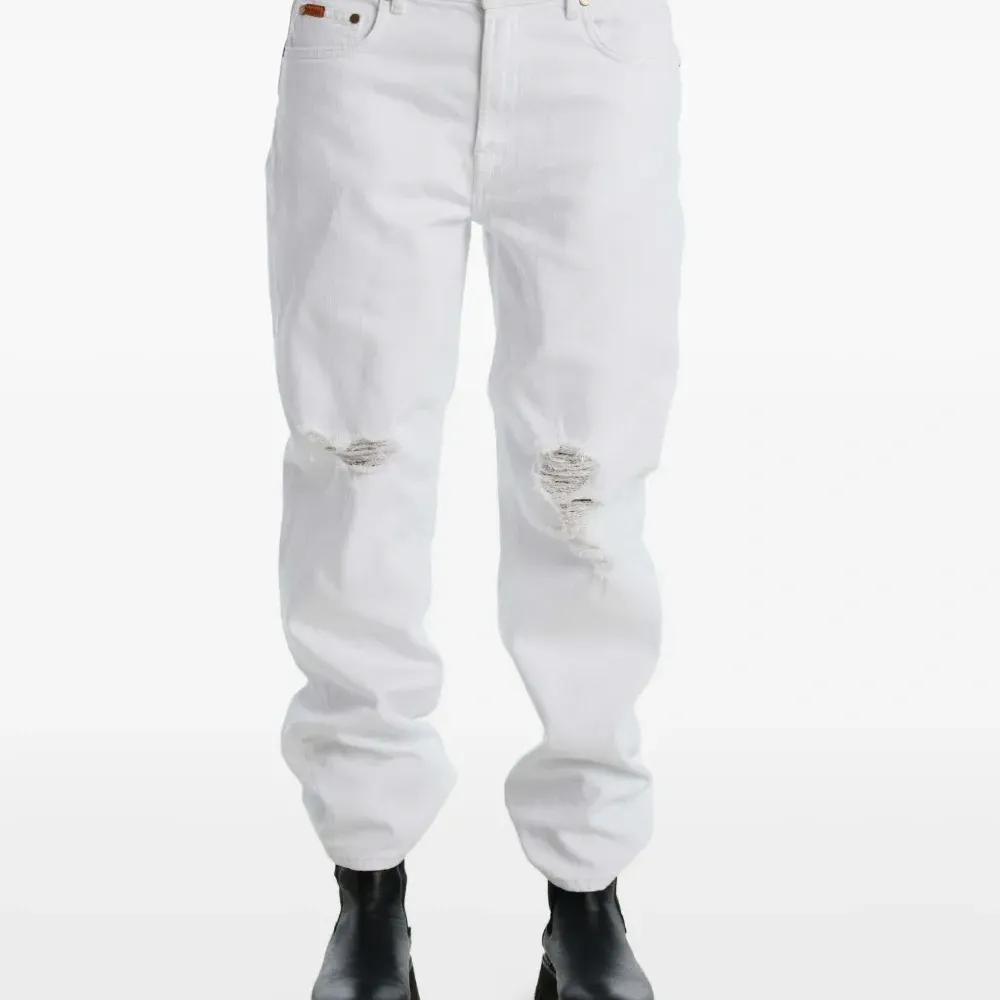 Джинсы Saint с эффектом потертости