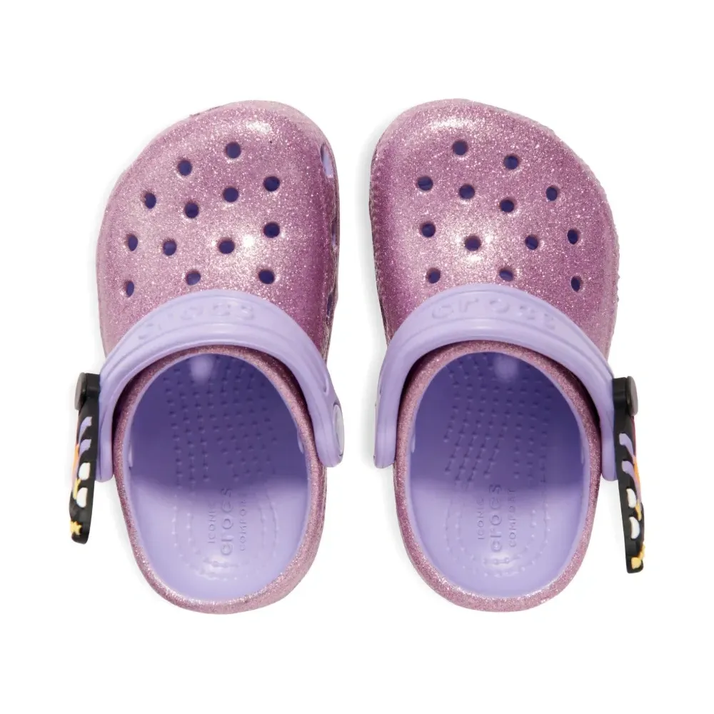 Босоножки с блестками и отделкой в виде бабочки