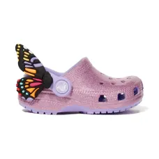 Босоножки с блестками и отделкой в виде бабочки