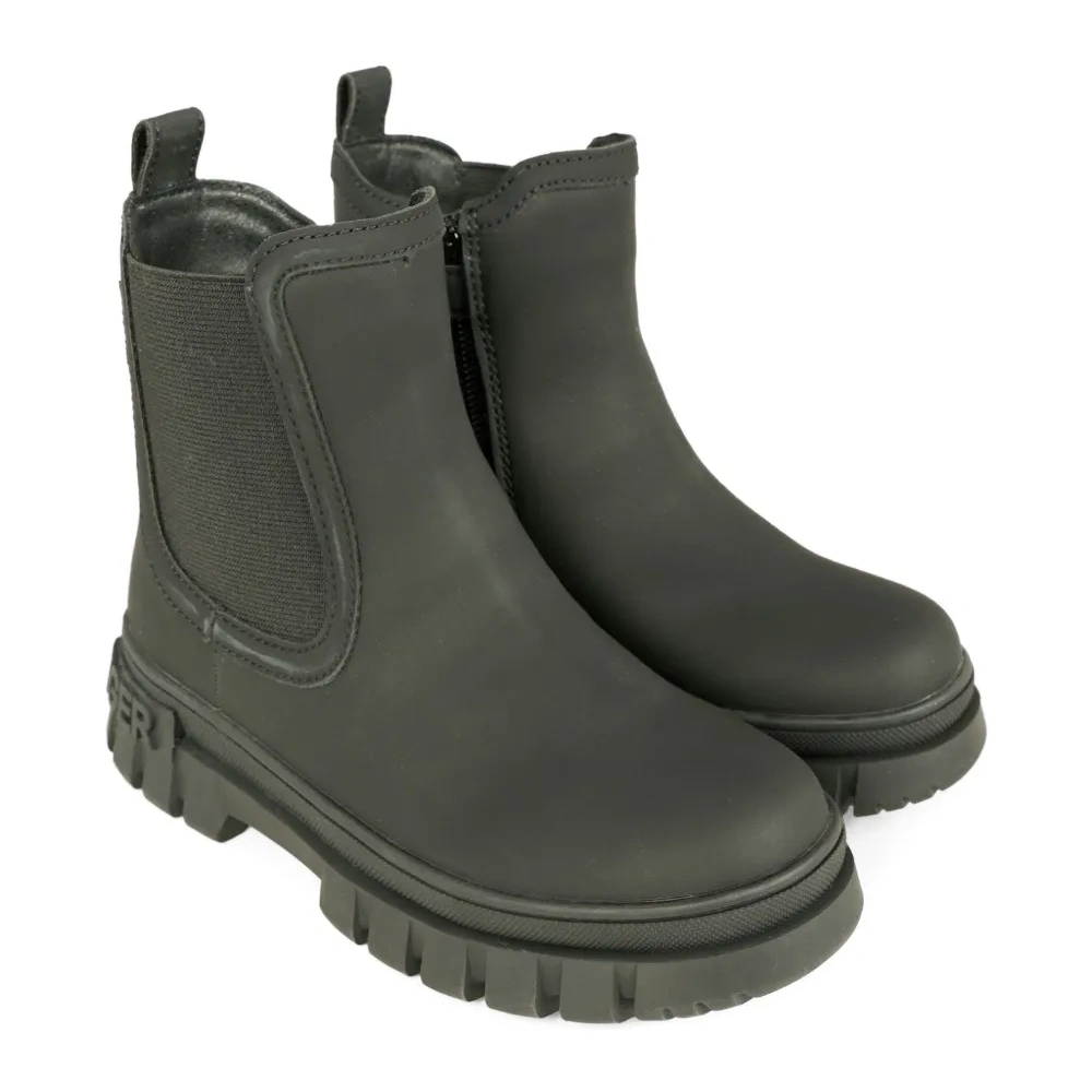 Ботинки с молнией