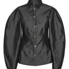 Рубашка с объемными рукавами