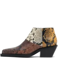 Ботинки со вставками