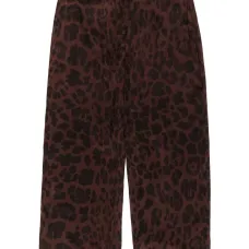 Брюки с леопардовым принтом