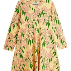 Платье с цветочным принтом и V-образным вырезом Платье с цветочным принтом и V-образным вырезом