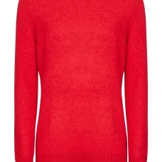 Вязаный свитер с вышитым логотипом