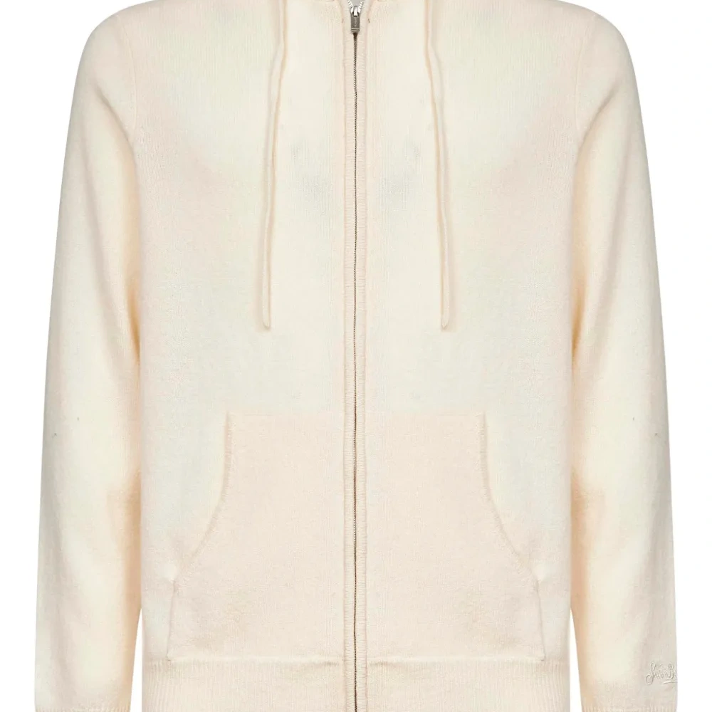 Худи на молнии с кулиской и карманом-кенгуру