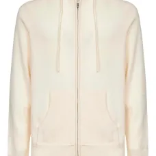 Худи на молнии с кулиской и карманом-кенгуру