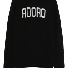 Свитер с круглым вырезом