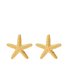 Серьги-гвоздики в виде морской звезды