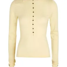 Тонко вязаный топ-поло