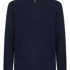 Шерстяная худи на молнии