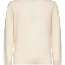 Рельефный свитер с длинными рукавами