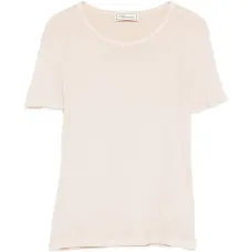 Футболка с короткими рукавами в рубчик