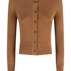 Кардиган в рубчик