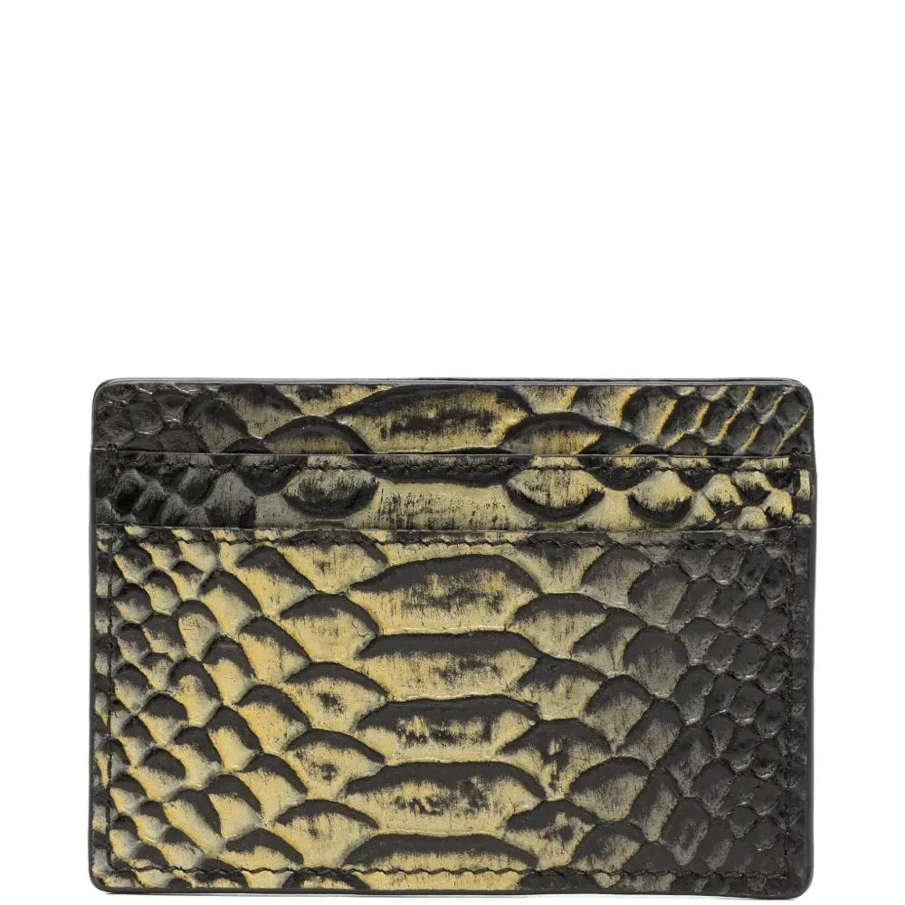Картхолдер с тиснением под кожу змеи Картхолдер с тиснением под кожу змеи