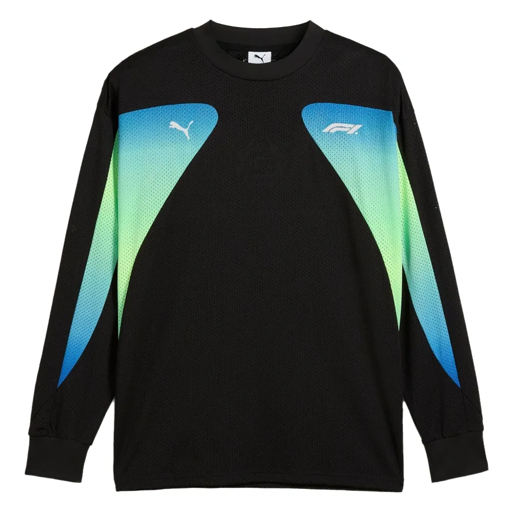 Футболка оверсайз F1 с длинными рукавами