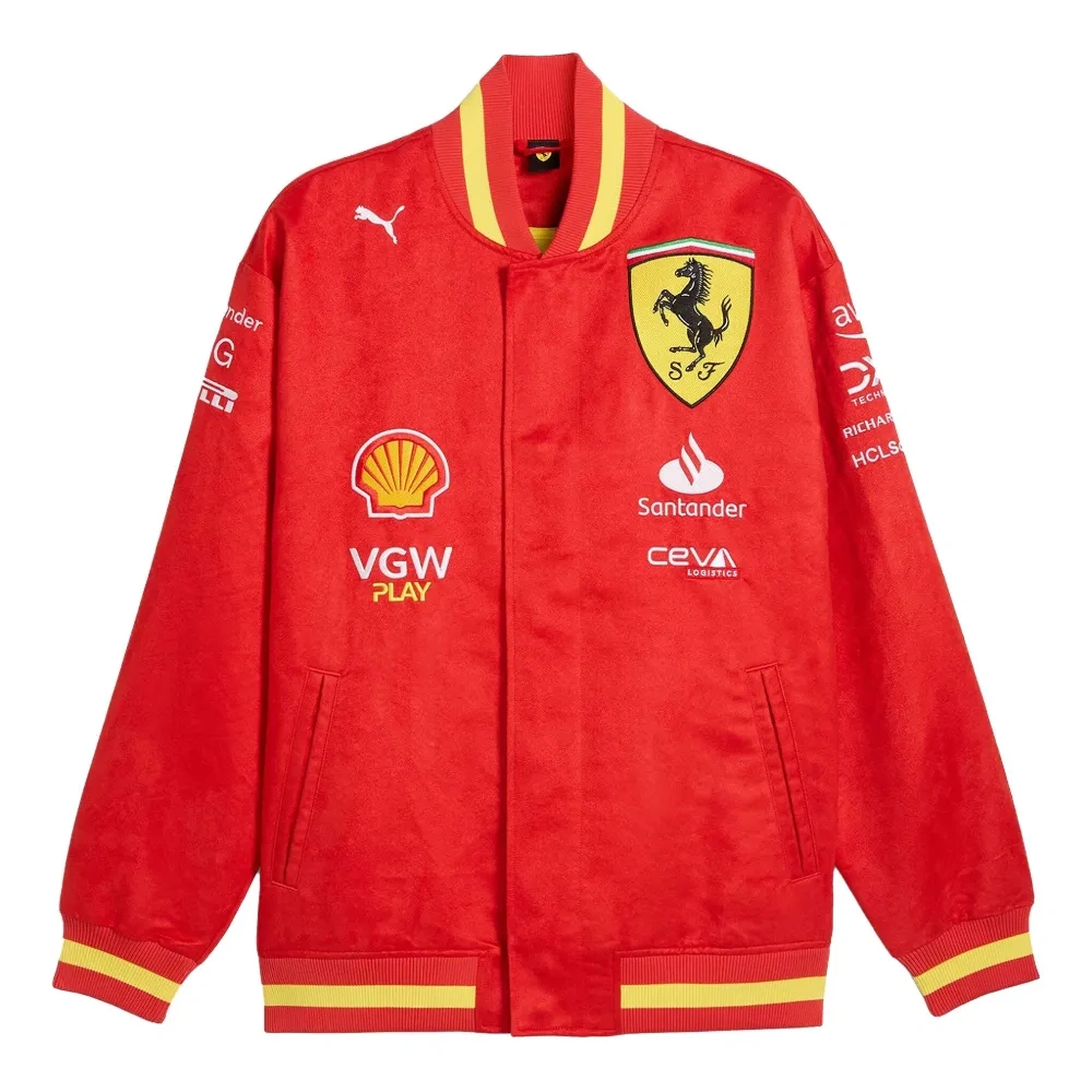 Бомбер с логотипом команды Scuderia Ferrari