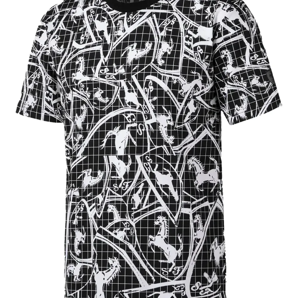 футболка с принтом Ferrari