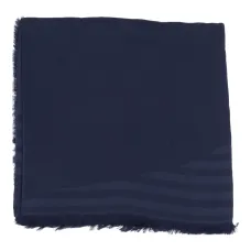 Полосатый шарф с бахромой