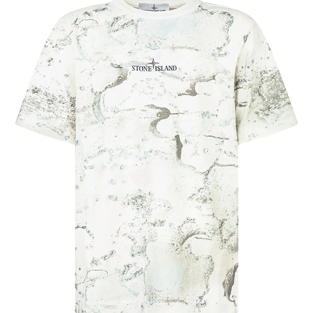 Футболка с принтом и короткими рукавами