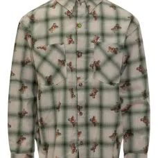 Клетчатая фланелевая рубашка