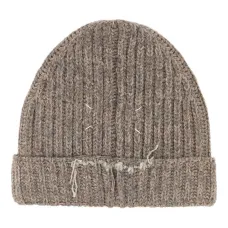 Шапка бини из смесовой вирджинской шерсти