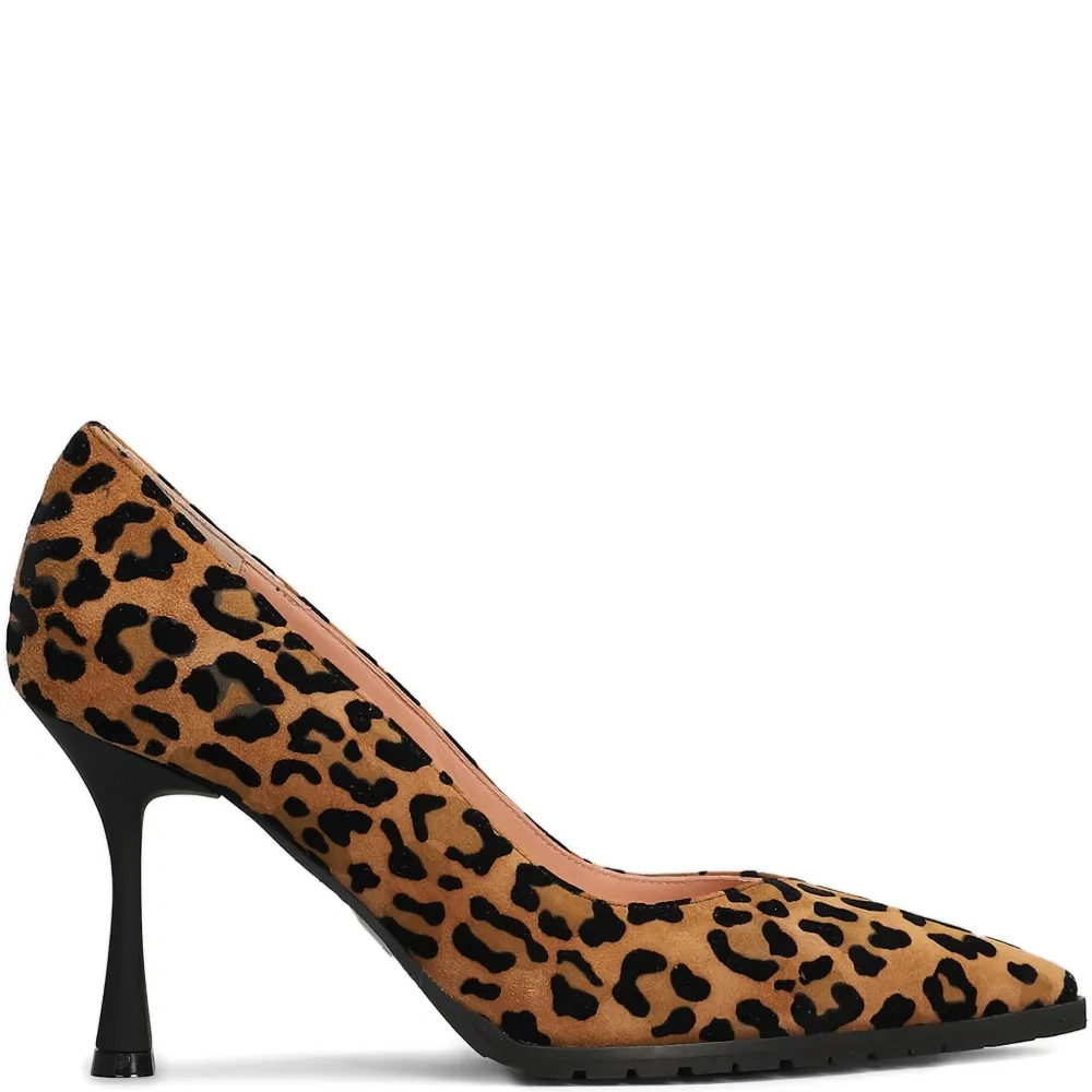 Туфли-лодочки с анималистичным принтом