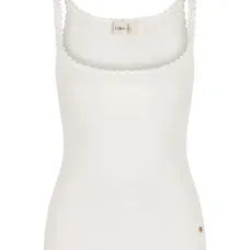 Майка с фигурной каймой