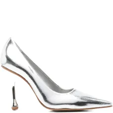 Металлические туфли-лодочки