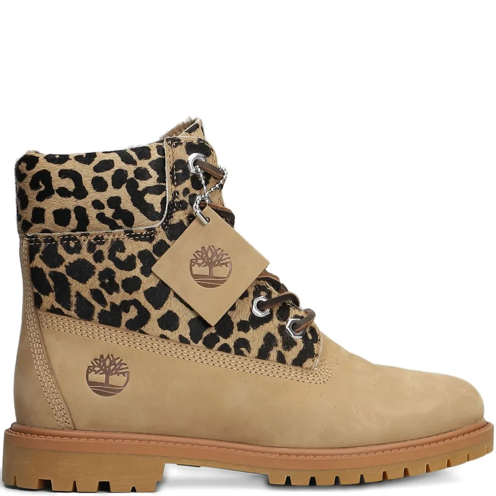 6-дюймовые ботинки с леопардовым принтом