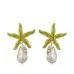 Серьги "Морская звезда" с жемчугом Mariana