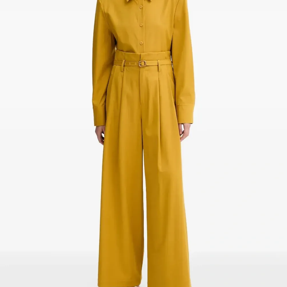 Брюки палаццо с поясом Брюки палаццо с поясом