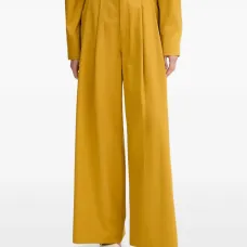 Брюки палаццо с поясом