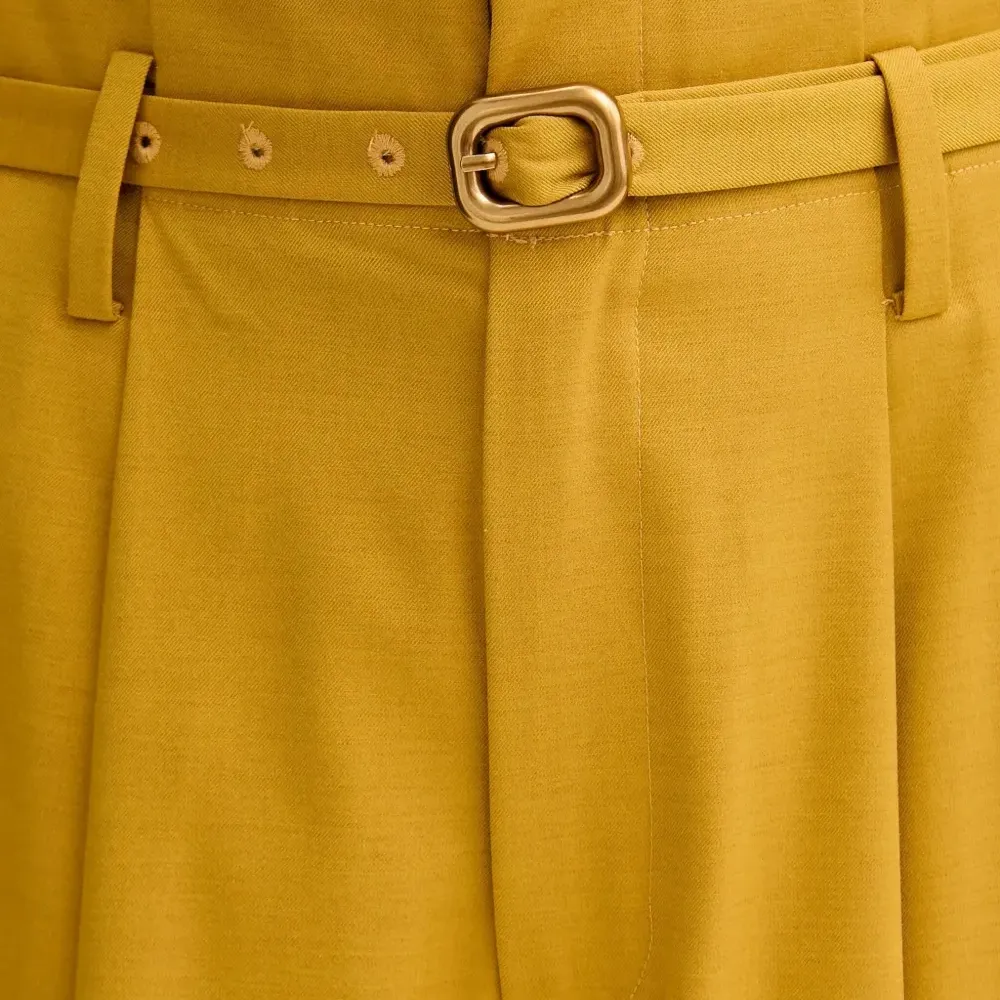 Брюки палаццо с поясом Брюки палаццо с поясом