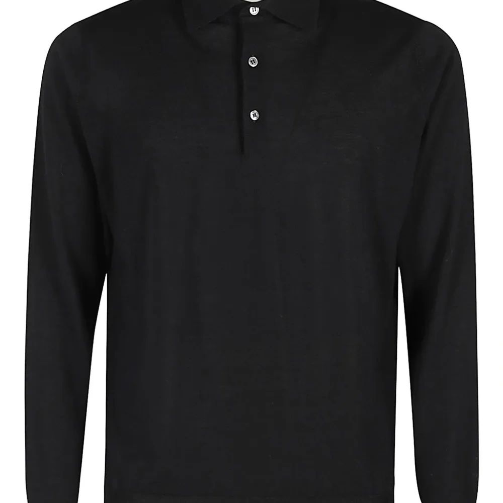 Рубашка поло с длинными рукавами