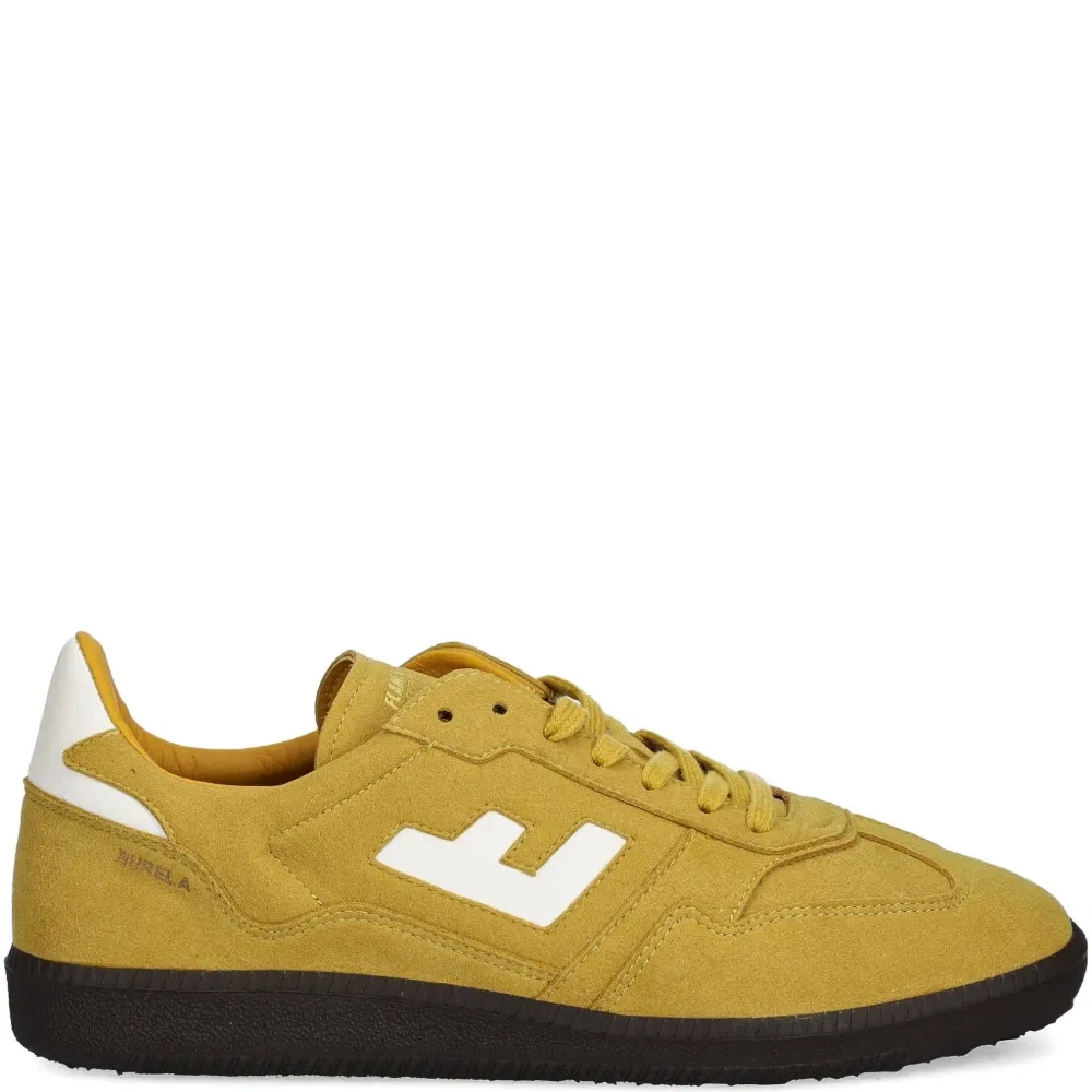 Кеды Burela Slim на шнуровке с панелями