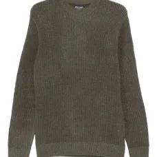 Вязаный свитер в рубчик Вязаный свитер в рубчик