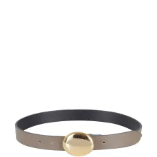 Ремень с овальной пряжкой