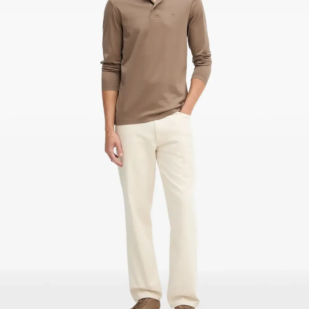 Поло с длинными рукавами