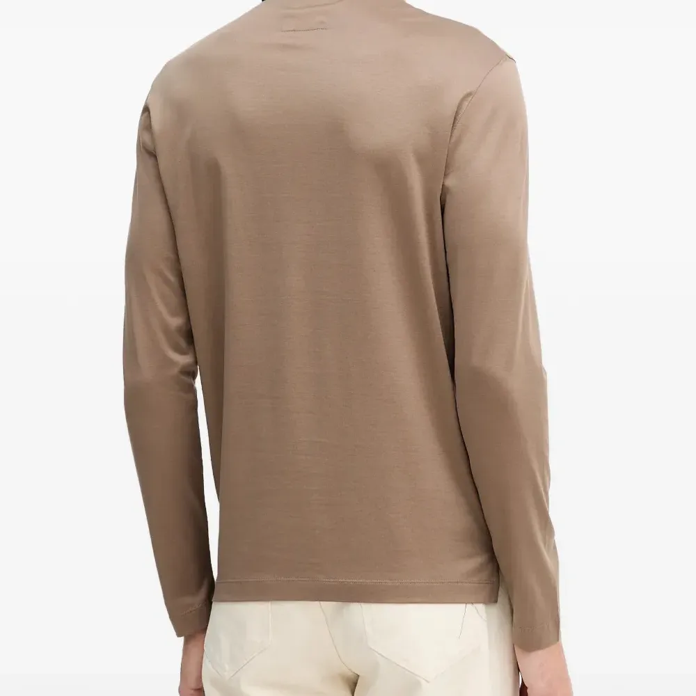 Поло с длинными рукавами