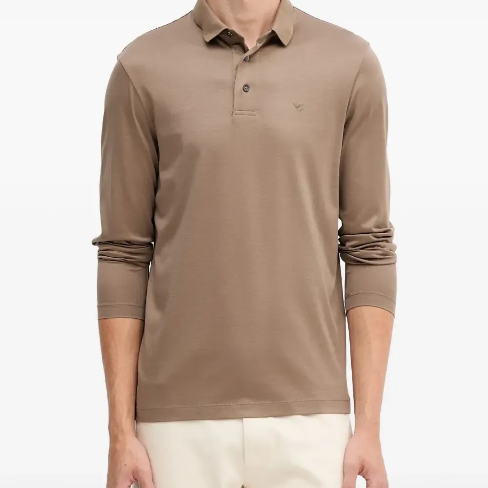 Поло с длинными рукавами