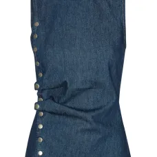 Шерстяной топ с пуговицами