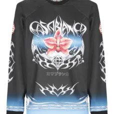 Футболка с длинными рукавами и принтом Футболка с длинными рукавами и принтом