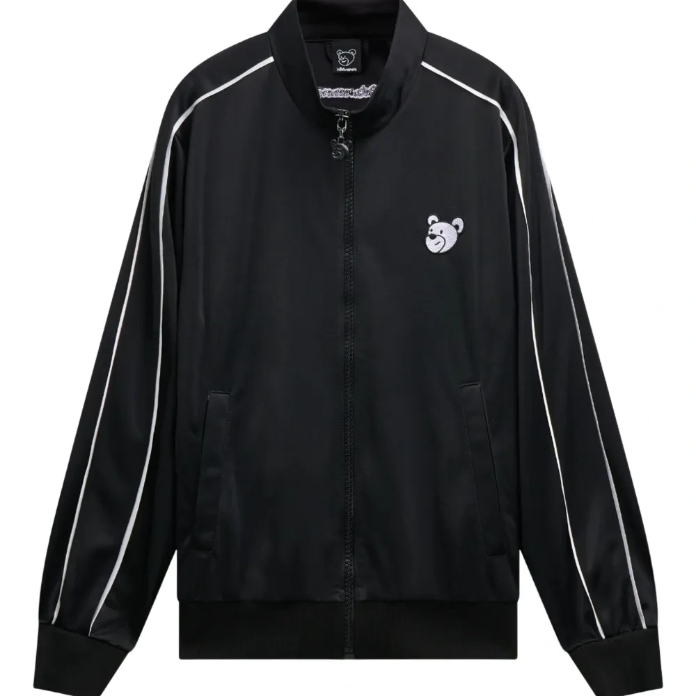 Полосатая куртка на молнии