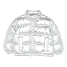 Стёганая куртка с металлизированным блеском Стёганая куртка с металлизированным блеском